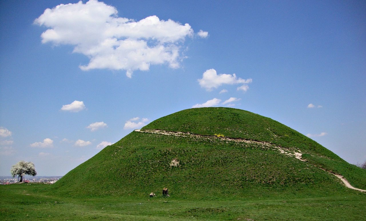 Kopiec Kraka wiosną