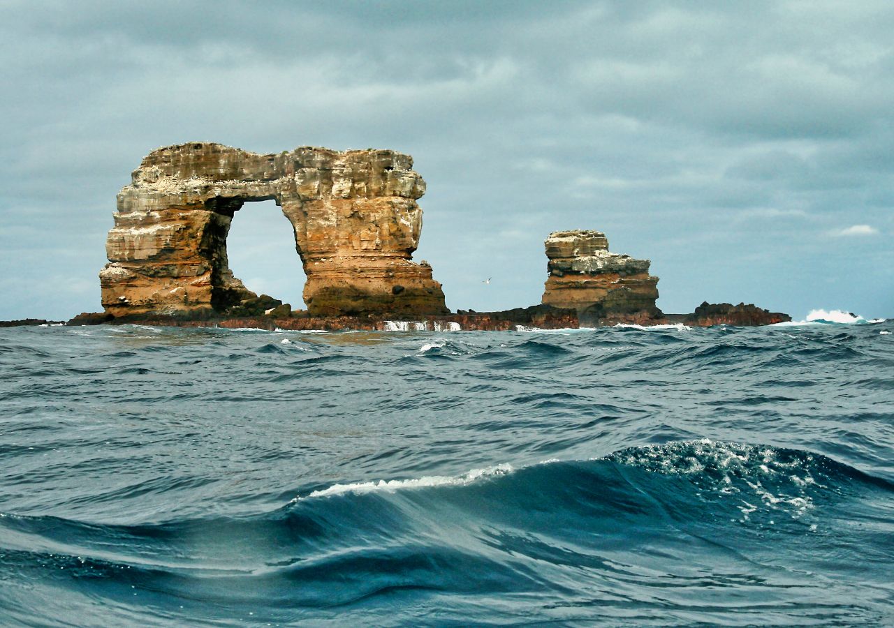 Łuk Darwina, symbol Galapagos